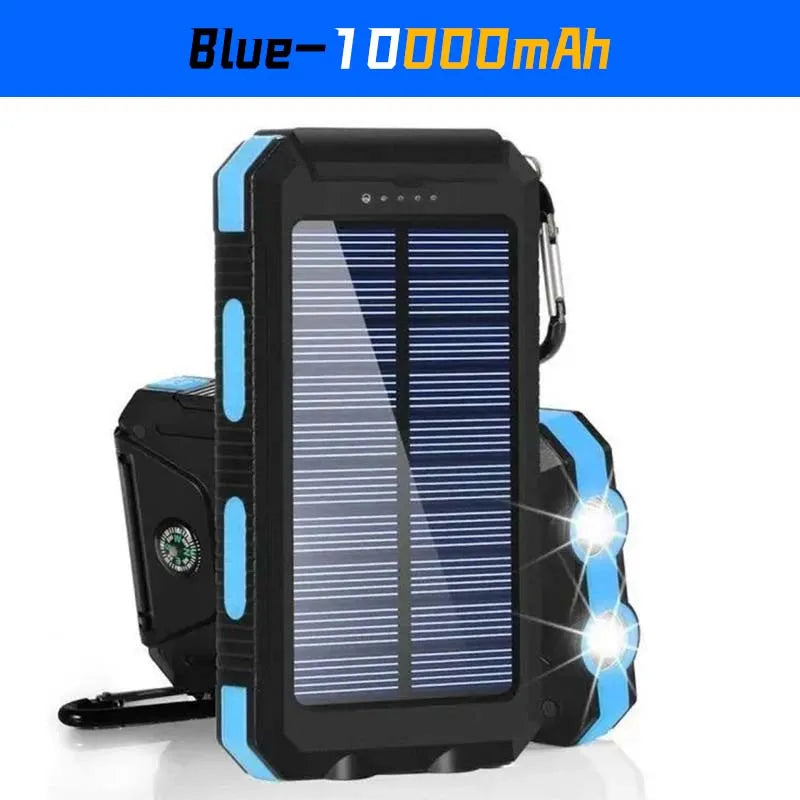 Nexvity™ SolarCharge Pro – Portable Solar Power Bank (10,000mAh)