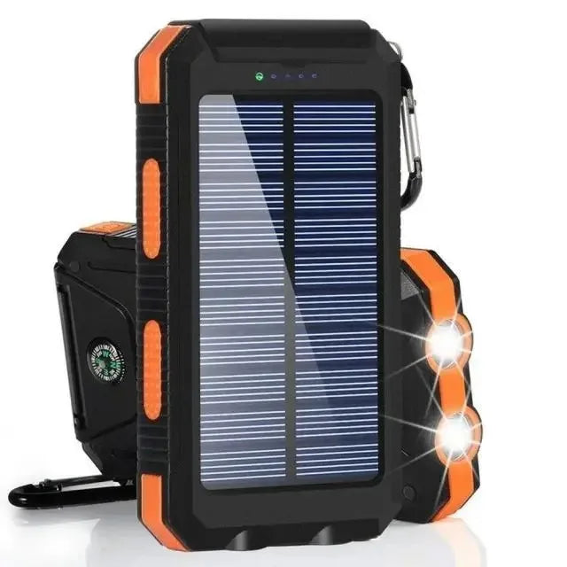 Nexvity™ SolarCharge Pro – Portable Solar Power Bank (10,000mAh)