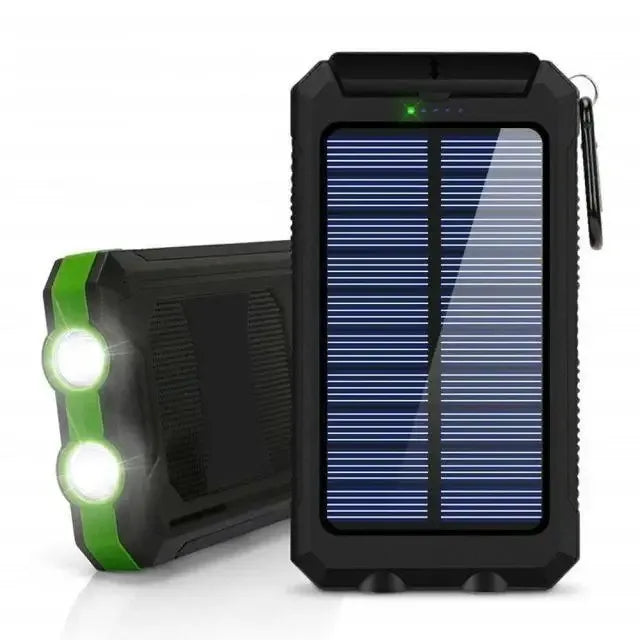 Nexvity™ SolarCharge Pro – Portable Solar Power Bank (10,000mAh)